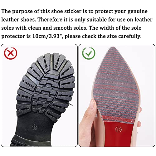 PandaHall Protector de Suela de Zapato Autoadhesivo de 1 m, Antideslizante Rollo de Adhesivo de Suela Transparente para Hombres Y Mujeres Zapatos de Tenis de Tacón Alto Zapatos de Cuero de Negocios