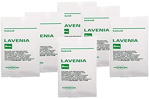 Paquete de 6 bolsas de polvo Lavenia para lavado de colchones en seco aspiradora Vorwerk original
