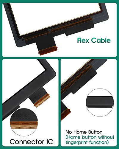 Para Nintendo Switch Pantalla Táctil Reemplazo HAC-001 Sensor Digitalizador V1 Touch Digitalizador Panel Kit de Piezas de Reparación de Vidrio (HAC-001 V1 Pantalla Táctil)