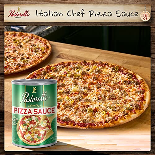 Pastorelli Pizza Sauce Italian Chef, Original, 8-Ounce (Pack of 12)