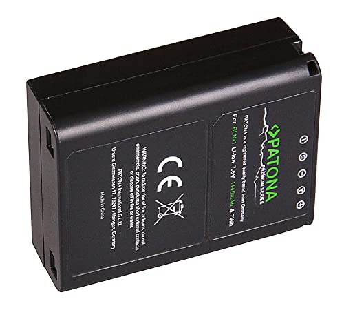 PATONA 2X Premium Bateria BLN-1 Compatible con Olympus OMD E-M5 E-M1 Stylus XZ-2 Pen E-P5