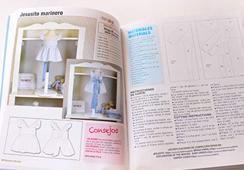 PATRONESMUJER - Revista de Patrones de Costura para niños n.º 2 Baby Special 27 Modelos de Modelo Instrucciones de Corte en inglés y español.