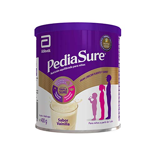 PediaSure – Sabor Vainilla – Complemento Alimenticio para Niños con Proteínas, Vitaminas y Minerales – 400 gr