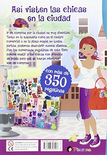 Pegatinas. Así Visten Las Chicas En La Ciudad: Más de 350 pegatinas / More Than 350 Stickers (PICARONA)