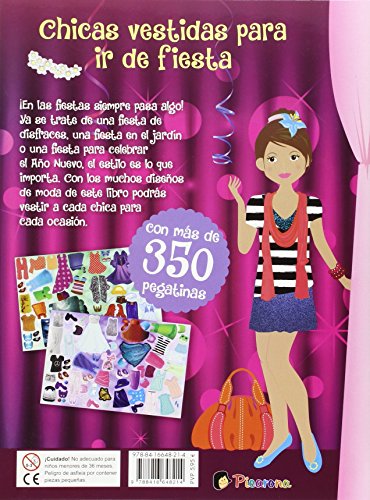 Pegatinas. Chicas Vestidas Para Ir De Fiesta: Más de 350 pegatinas / More Than 350 Stickers (PICARONA)