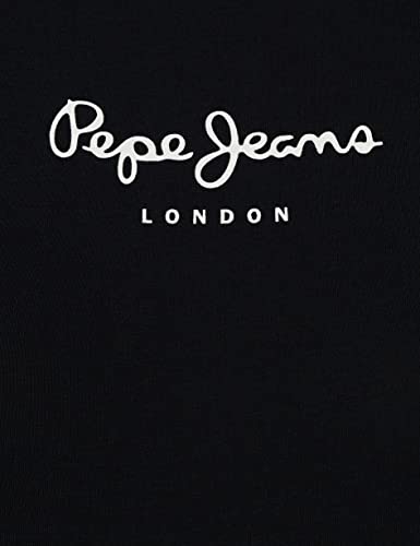Pepe Jeans New Virginia Ss N T-Shirt, Mujer, Negro (Black), M