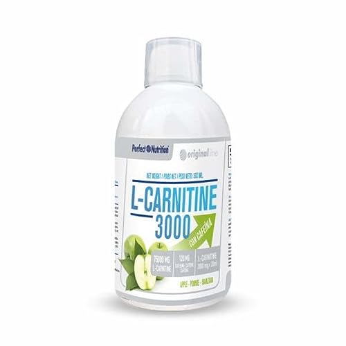 Perfect nutrition L-Carnitine 3000 - 500 ml Manzana (con Cafeína)