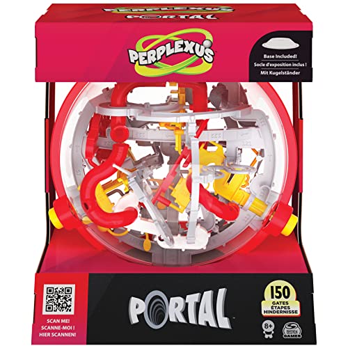 PERPLEXUS - ROMPECABEZAS PERPLEXUS PORTAL - Bola Laberinto 3D con 150 Obstáculos - 6064756 - Juguetes Niños 8 años +