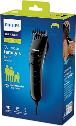 Philips Hair Clipper, Máquina para Cortar el Pelo para Adultos unisex, de Láminas, con Tecnología Trim-n-Flow (modelo QC5115/15)