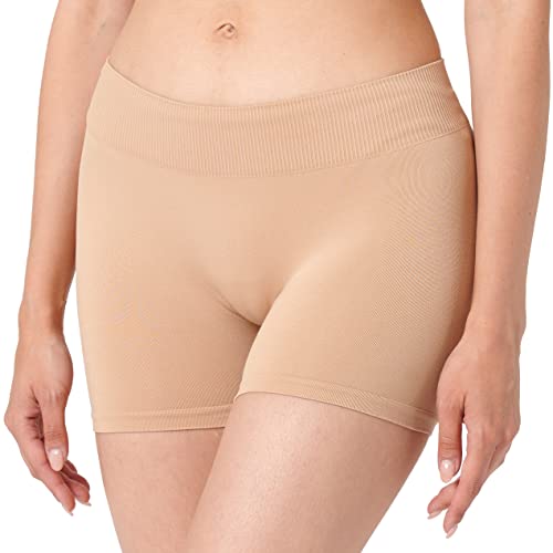 Pieces Pclondon Mini Shorts Noos Culotte, Beige (Nature Nature), 38 (Talla del Fabricante: M/L) para Mujer