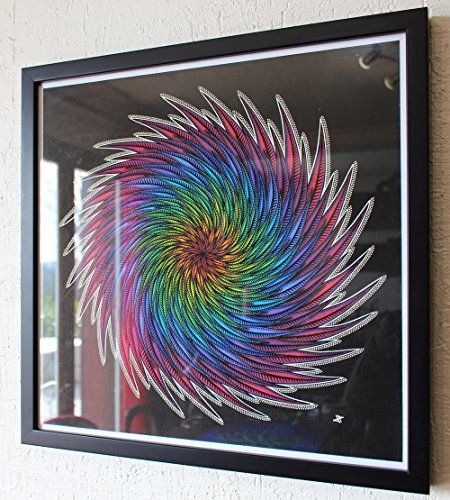 Pintura moderna : Espiral (42,8 x 42,8 cm)