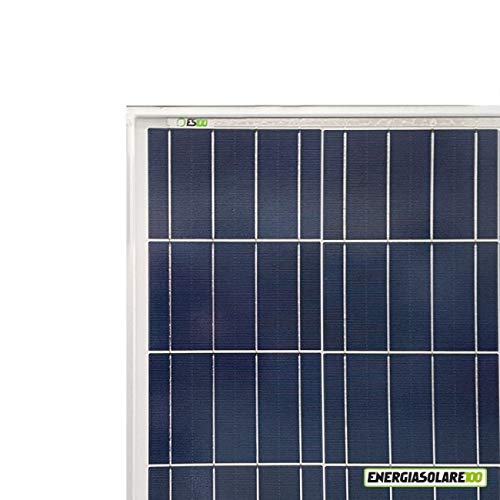Placa Solar Fotovoltaico 200W 12V Policristalino Implant Camper Barco Baita