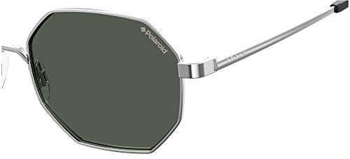 Polaroid PLD 6067/s Sunglasses, Negro (79D/M9 Silver Black), 53 Unisex Adulto