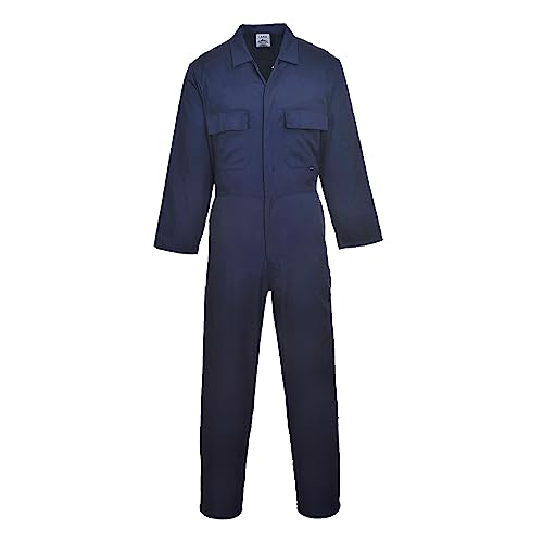 Portwest S999 Mono De Trabajo De Polialgodón Euro Workwear Para Hombre Azul Marino, XL