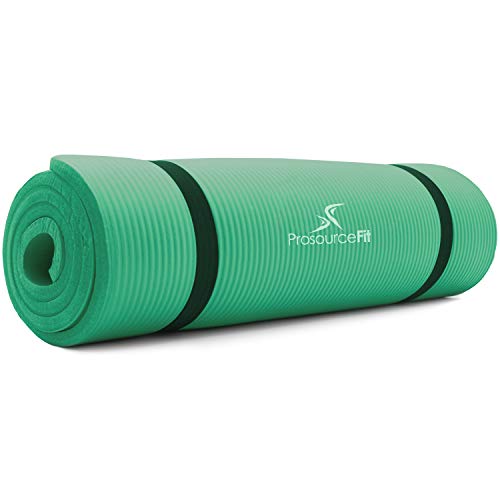 ProsourceFit ProSource ps-2005-mat-green-ffp-Esterilla, Color Verde Esterilla Extra Gruesa para Yoga y Pilates de 1,27 cm, Unisex Adulto, Green, 3 cm/5 cm