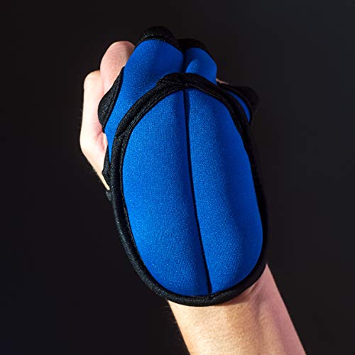 ProsourceFit Weighted Gloves, Blue