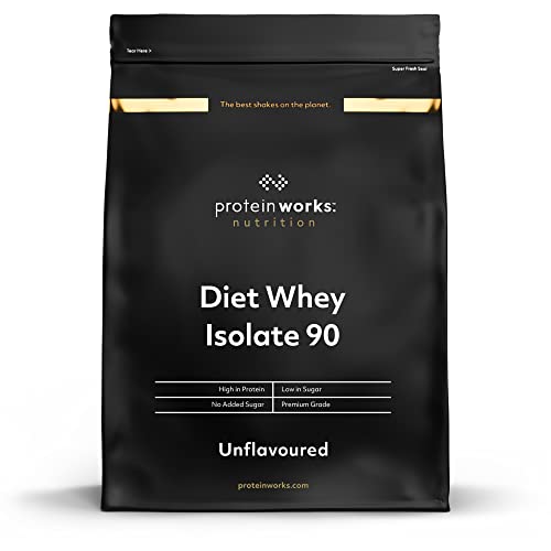 Protein Works| Proteína Whey Diet Isolate 90 | Sin sabor | 500 g de Aislado de proteína Whey