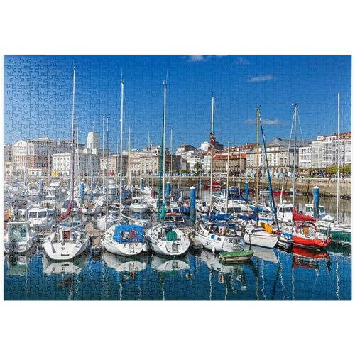 Puerto Viejo De A Coruña, Camino Inglés, Camino De Santiago - Premium 1000 Piezas Puzzles - Colección Especial MyPuzzle de Puzzle Galaxy
