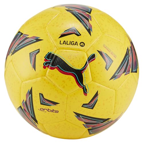 Puma 084108-02 Orbita LaLiga 1 HYB Soccer Ball Unisex Yellow Tamaño 4