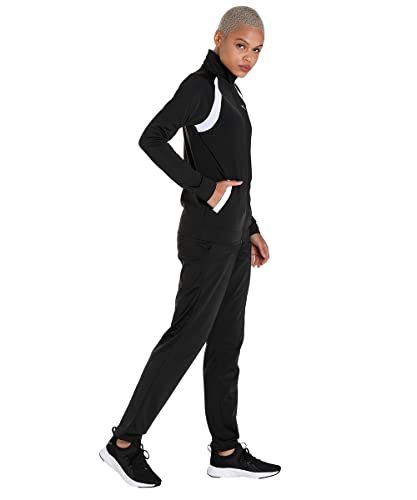 PUMA Classic Tricot Suit op Chándal, Mujer, Negro Black, L