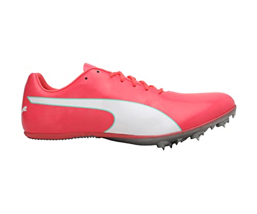 PUMA Evospeed Sprint 10 (Unisex), Zapatillas de Atletismo Unisex adulto, Multicolor Ignite Pink Puma Silver, 40.5 EU