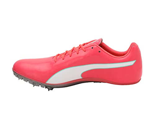 PUMA Evospeed Sprint 10 (Unisex), Zapatillas de Atletismo Unisex adulto, Multicolor Ignite Pink Puma Silver, 40.5 EU