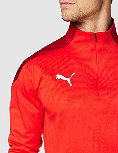 PUMA Teamgoal 23 Training 1/4 Zip Top Sudadera, Hombre, Red-Chili Pepper, S