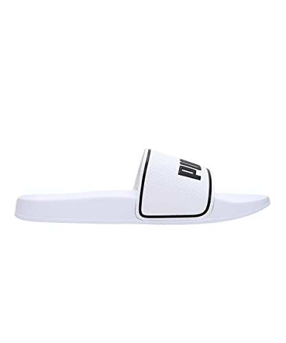 PUMA Unisex Adults' Fashion Shoes LEADCAT 2.0 Slide Sandal, PUMA WHITE-PUMA BLACK, 42