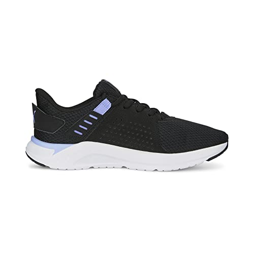 PUMA Unisex Adults' Sport Shoes FTR CONNECT Road Running Shoes, PUMA BLACK-ELEKTRO PURPLE, 38.5