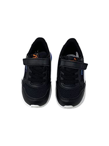 PUMA Unisex Kids' Fashion Shoes X-RAY SPEED LITE AC INF Trainers & Sneakers, PUMA BLACK-PUMA WHITE-RICKIE ORANGE-PUMA TEAM ROYAL, 23