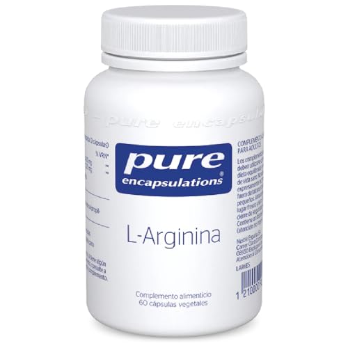 PURE ENCAPSULATIONS L-Arginina | Aporta Aminoácido para deportistas | 60 Cápsulas Vegetales