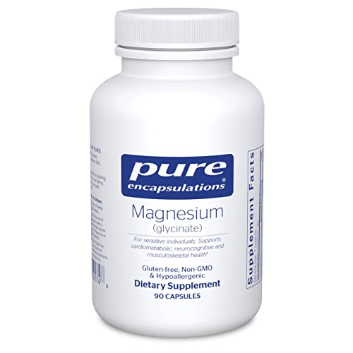 PURE ENCAPSULATIONS | Magnesio | Ayuda a la Sintesis de Energía, mantener una Función Muscular y Equilibrio Electrolítico | 90 Cápsulas Vegetales