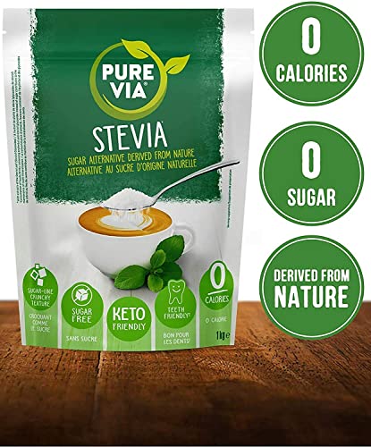 Pure Via Stevia Leaf - Gránulos dulces (1 kg)