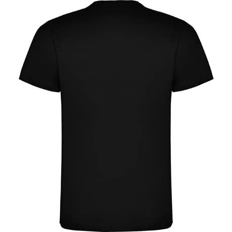 QCM · Camiseta Personalizable · Hombre · Manga Corta · 100% Algodón · Impresión Directa (DTG) sobre el Tejido! (L, Negro)