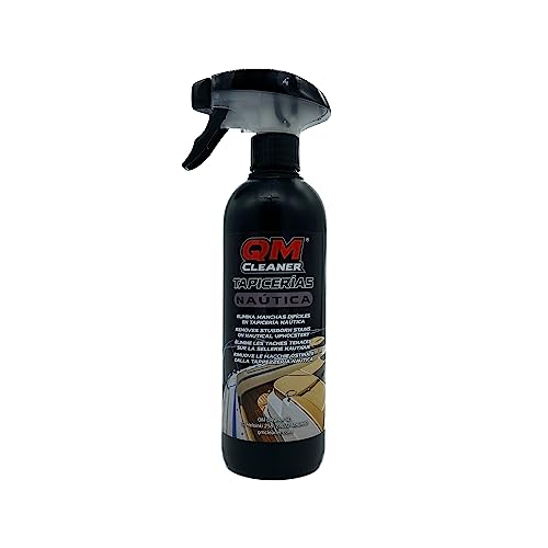 QM Cleaner - Tapicería Nautica | Limpiador específico para el Cuidado y la Limpieza de tapicerías embarcaciones - Elimina Manchas rápido y eficaz - 500ml
