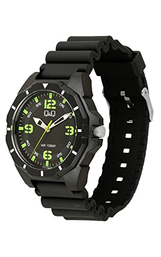 Q&Q Reloj analógico para hombre Sport Collection V30A-005VY, negro