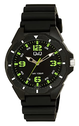 Q&Q Reloj analógico para hombre Sport Collection V30A-005VY, negro