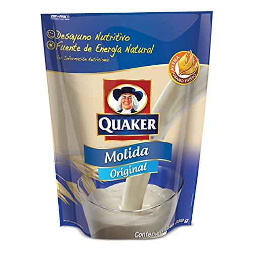 Quaker - Avena Molida - Ideal para la Preparación de Batidos - Comienza Bien Tus Dias - 500 Gramos