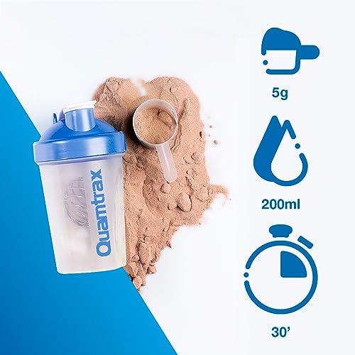 Quamtrax Nutrition - 100% Whey protein - Choco - 900 gr - Rico en Aminoácidos que ayudan la Recuperación Muscular después del entrenamiento.