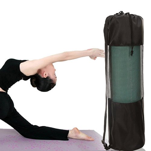 Quanjucheer - Bolsa de esterilla de yoga, portátil, útil para pilates, nailon, correa ajustable