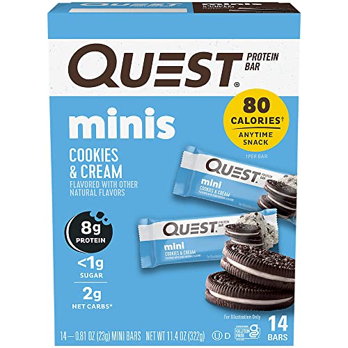 Quest Mini Bars (14x23g) Galletas y crema