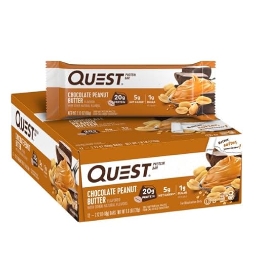 Quest Nutrition Quest Bar Protein - 12 Barritas x 60 gr Chocolate Peanut Butter