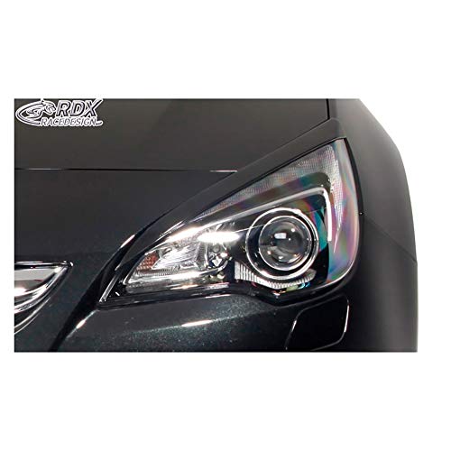 RDX Racedesign Alerones de faros compatible con Opel Astra J GTC 2009-2015 / Cascada (ABS)