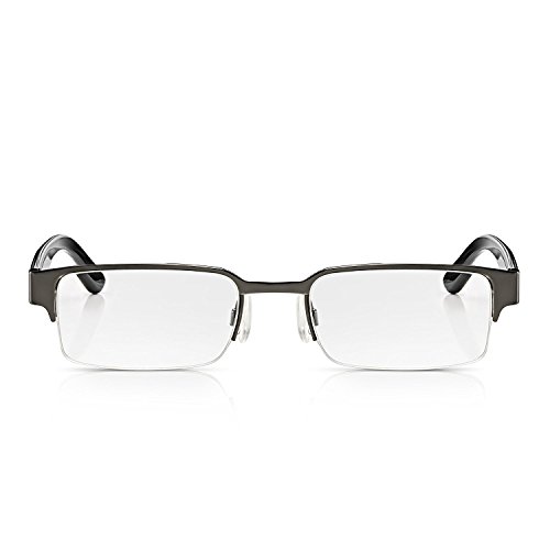 Read Optics Gafas de lectura de 2.5 para hombre, gafas cuadradas de media montura, diseño clásico, cómodas para llevar todo el día