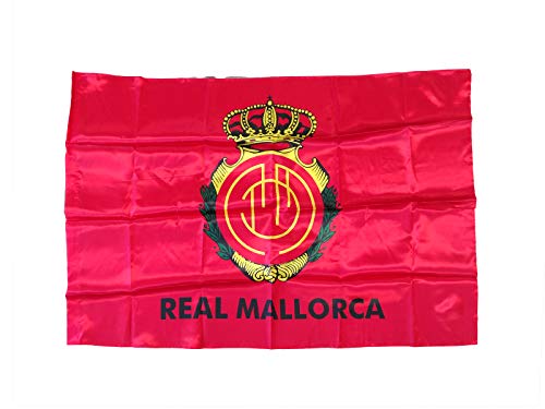 Real Mallorca Bandera RCD Mallorca, Adultos Unisex, Rojo, 150x100cm