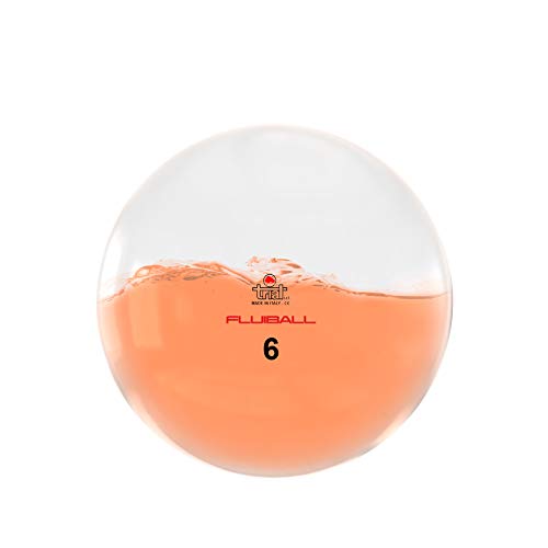 REAXING Fluiball, Balón Medicinal Innovador con el Interior, una cantidad Variable de líquido, 6 kg, diámetro 26 cm, 1 Unidad