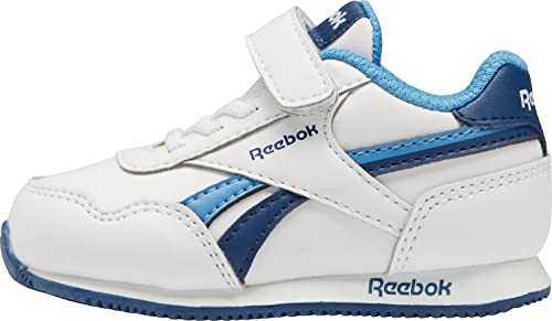 Reebok Royal Classic Jogger 3.0 1V, Zapatillas Bebé-Niños, FTWR White/Batik Blue/Essential Blue, 25 EU