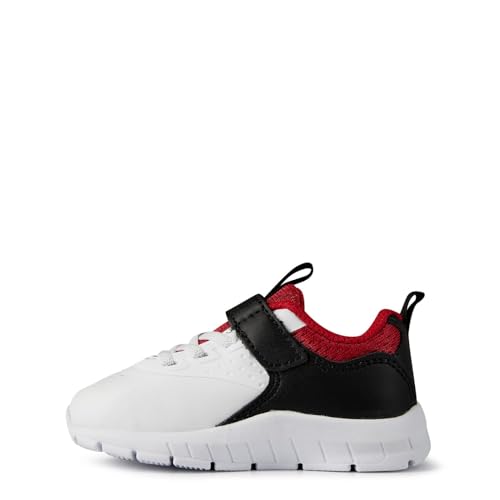 Reebok Rush Runner 4.0 Syn TD, Zapatillas Bebé-Niños, Blanco (Footwear White/Core Black/Vector Red), 21 EU