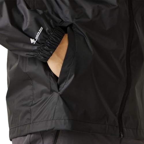 Regatta Chubasquero impermeable con capucha ligera y transpirable Jackets Waterproof Shell, Hombre, Black, XXXL