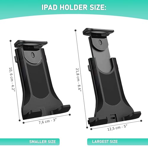 Renimove Soporte Tablet Bicicleta estatica Compatible con iPad Universal Compatible con Todos los manillares Montaje Facil y Seguro diseño antivibración Ideal para Ejercicios y Entretenimiento